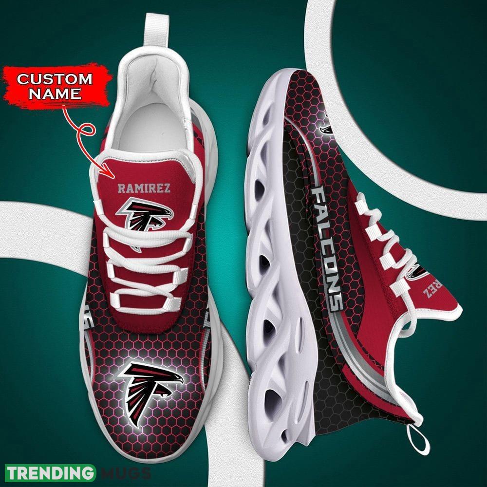 Atlanta Falcons Custom Name Max Soul Shoes Luxury NFL Clunky For Men Women Gift - Atlanta Falcons Max Soul Shoes Luxury NFL_1 Atlanta Falcons Custom Name Max Soul Shoes Luxury NFL Clunky For Men Women Gift - Atlanta Falcons Max Soul Shoes Luxury NFL_1