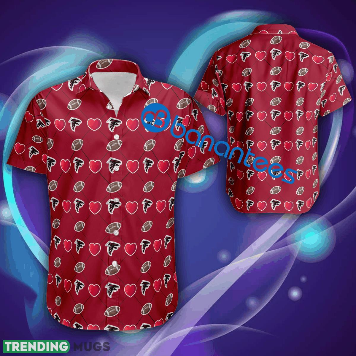 Atlanta Falcons Logo Heart Pattern AOP Hawaiian Shirt Gift Valentines - Atlanta Falcons Logo Heart Pattern AOP Hawaiian Shirt Gift Valentines Atlanta Falcons Logo Heart Pattern AOP Hawaiian Shirt Gift Valentines - Atlanta Falcons Logo Heart Pattern AOP Hawaiian Shirt Gift Valentines