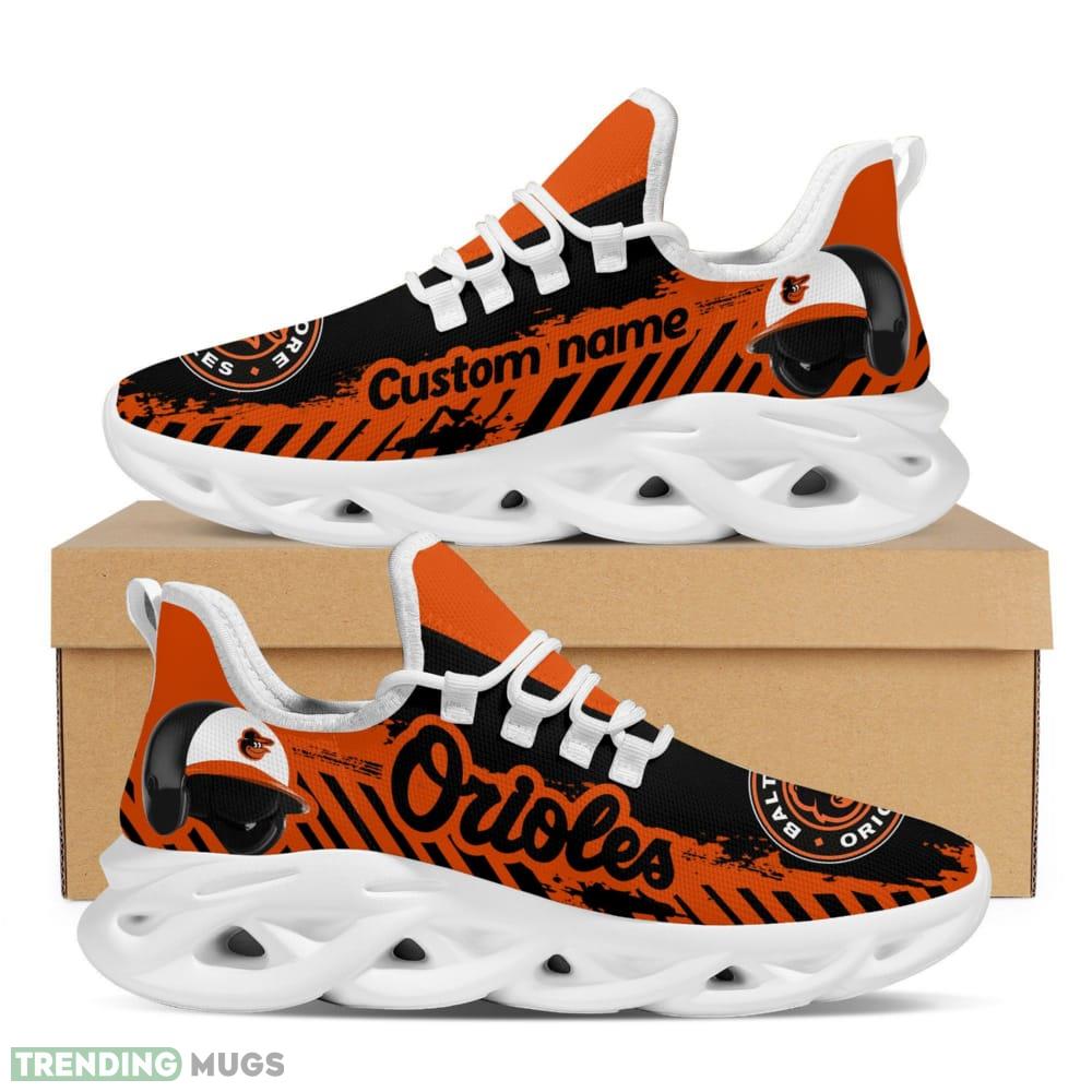Baltimore Orioles Baseball Team Helmet Custom Name Men And Women Max Soul Sneakers Shoes For Fans - Baltimore Orioles Baseball Team Helmet Men And Max Soul Sneakers Shoes_1 Baltimore Orioles Baseball Team Helmet Custom Name Men And Women Max Soul Sneakers Shoes For Fans - Baltimore Orioles Baseball Team Helmet Men And Max Soul Sneakers Shoes_1