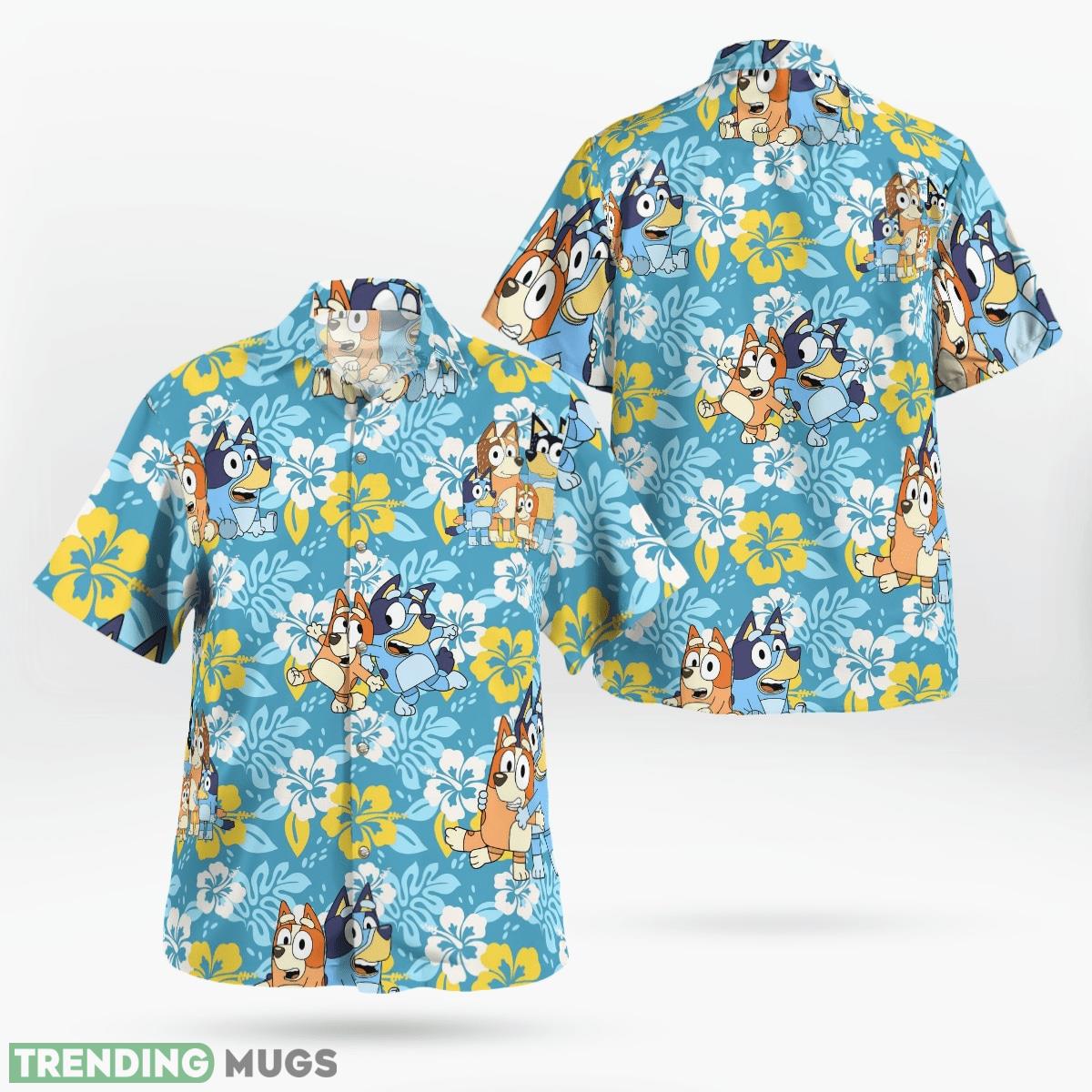 Bluey 3D Hawaiian Shirt Gift Beach - Bluey Hawaiian Shirt_1