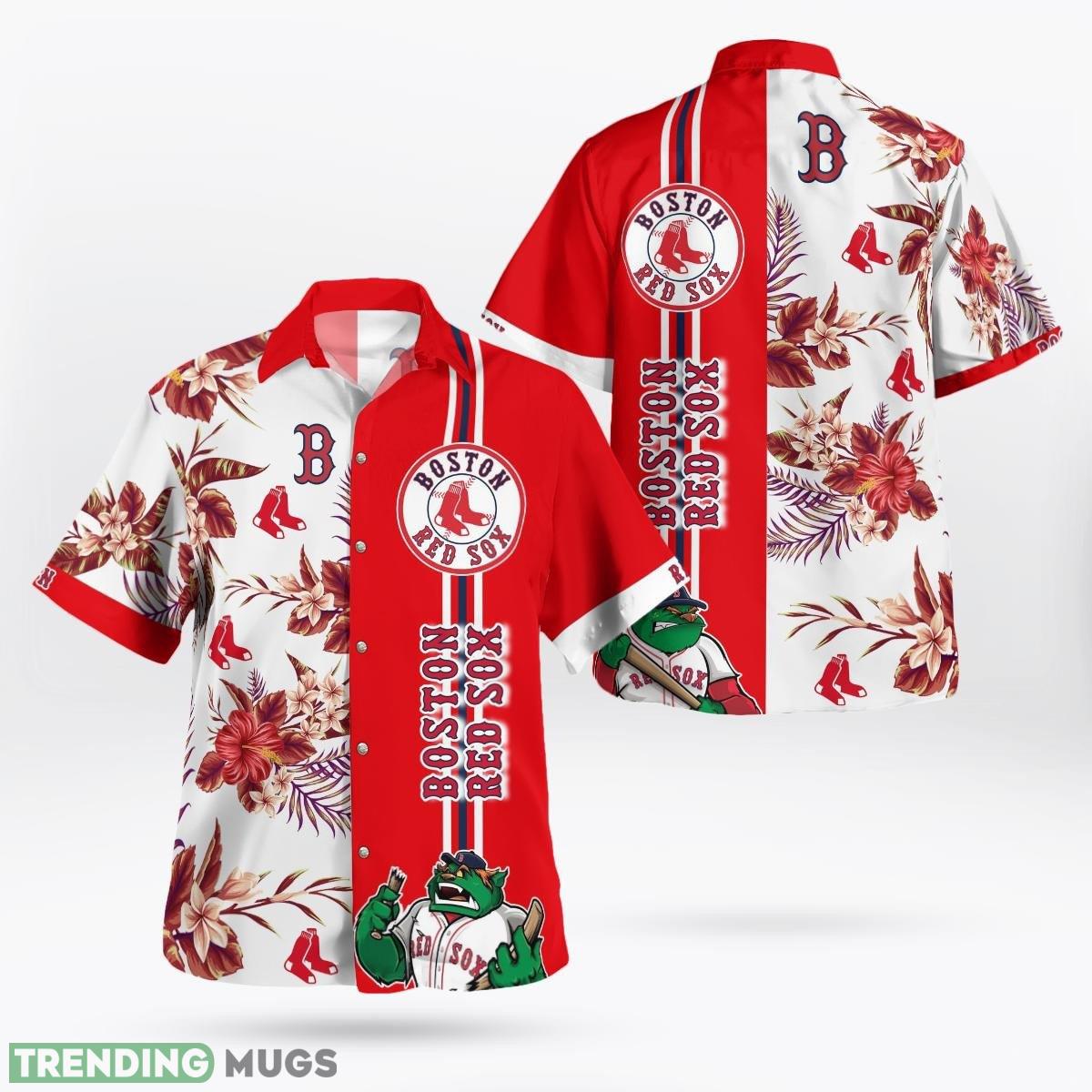 Boston Red Sox Mascot Hawaiian Shirt And Short Combo For Men And Women - Boston Red Sox Mascot Hawaiian Shirt_1 Boston Red Sox Mascot Hawaiian Shirt And Short Combo For Men And Women - Boston Red Sox Mascot Hawaiian Shirt_1