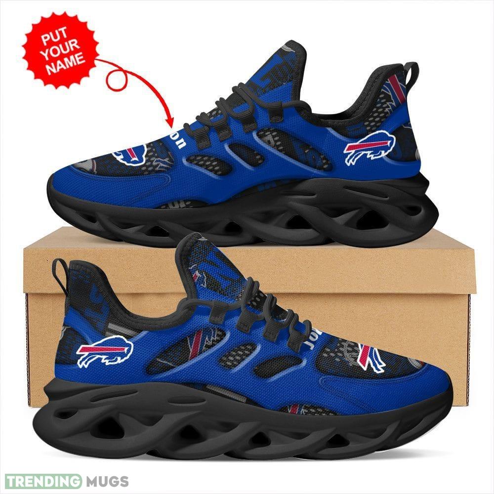 Buffalo Bills Custom Name Max Soul Sneakers For Men Women - Buffalo Bills Max Soul Sneakers Running Sports Shoes_1 Buffalo Bills Custom Name Max Soul Sneakers For Men Women - Buffalo Bills Max Soul Sneakers Running Sports Shoes_1