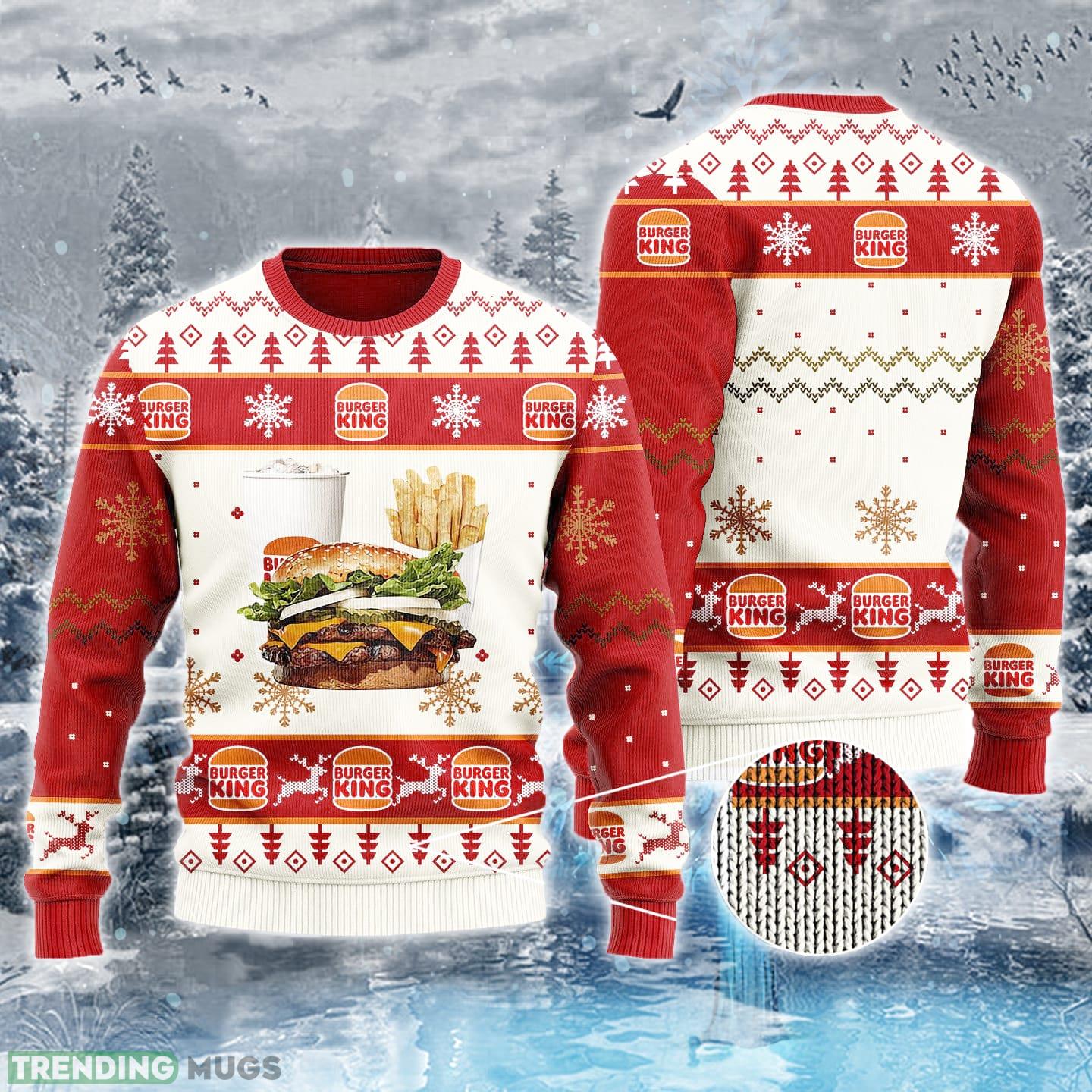 Burger King Holiday Ugly Christmas Sweater Brands Logo For Men And Women Gift - Burger King Holiday Ugly Christmas Sweater Brands Logo For Men And Women Gift Burger King Holiday Ugly Christmas Sweater Brands Logo For Men And Women Gift - Burger King Holiday Ugly Christmas Sweater Brands Logo For Men And Women Gift