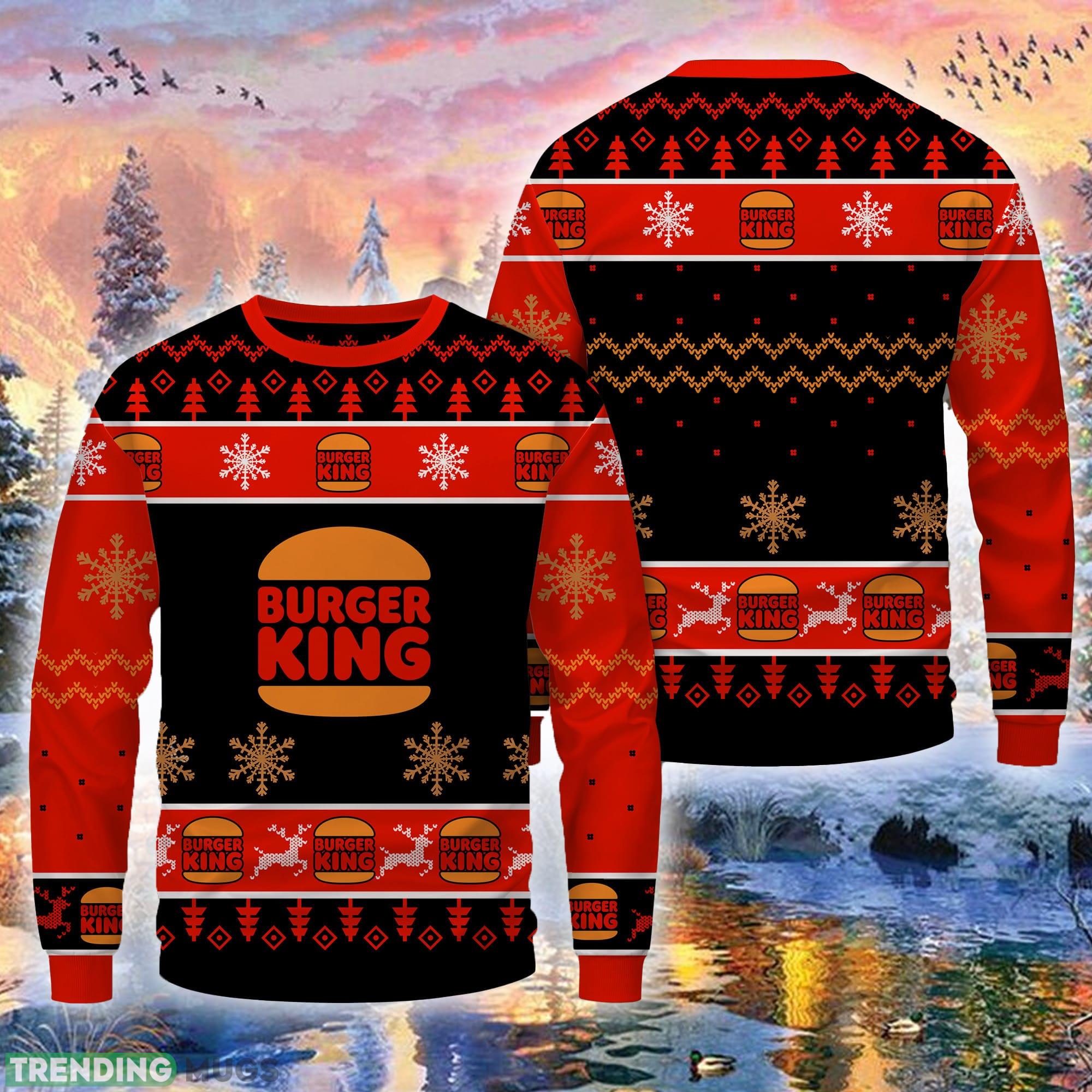 Burger King Winter Ugly Christmas Sweater Brands Logo For Men And Women Gift - Burger King Winter Ugly Christmas Sweater Brands Logo For Men And Women Gift Burger King Winter Ugly Christmas Sweater Brands Logo For Men And Women Gift - Burger King Winter Ugly Christmas Sweater Brands Logo For Men And Women Gift