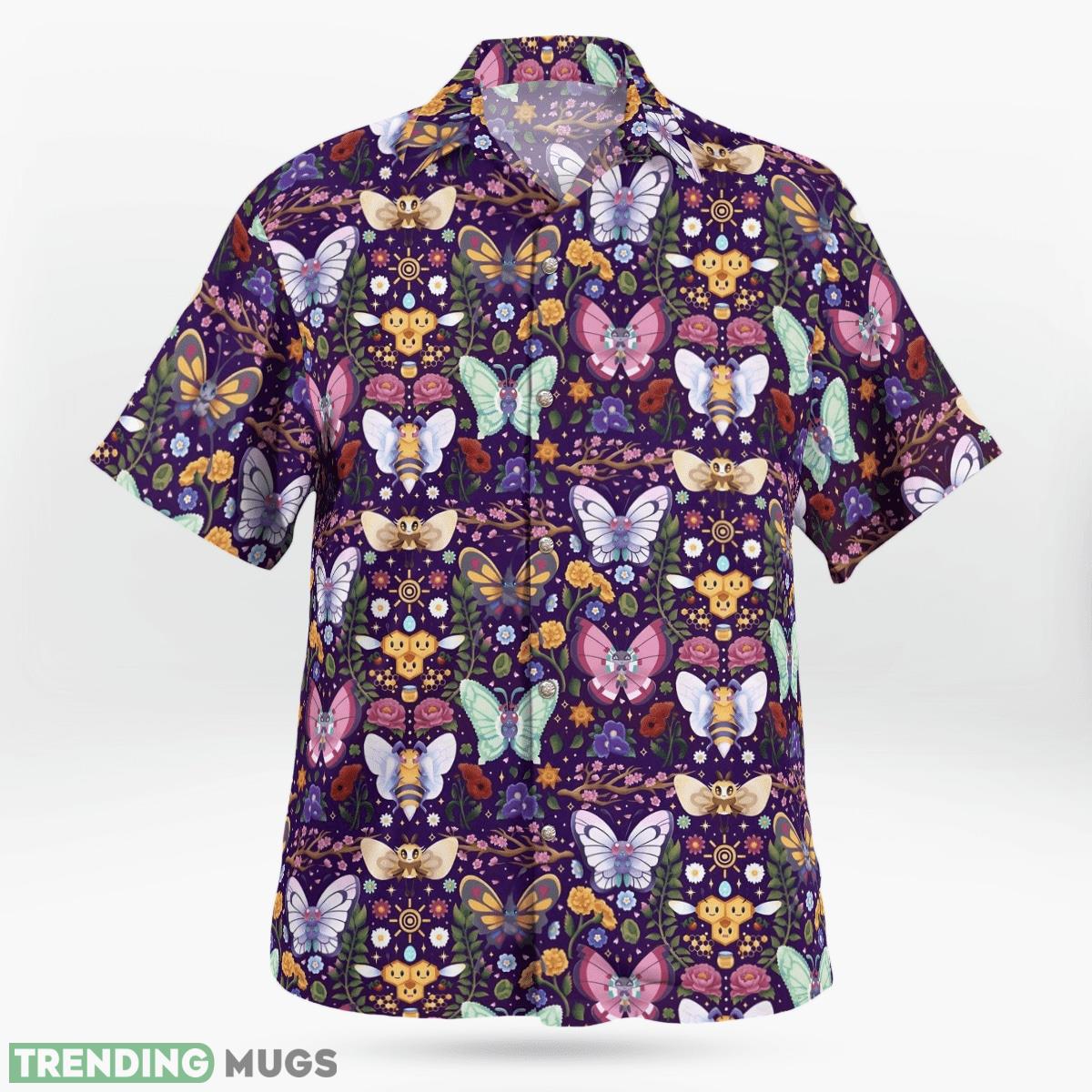 Butterfly Bee Pokemon Hawaiian Shirt Short AOP Combo Gift Beach Hawaiian & Short Butterfly Bee Pokemon Hawaiian Shirt Short AOP Combo Gift Beach Hawaiian & Short