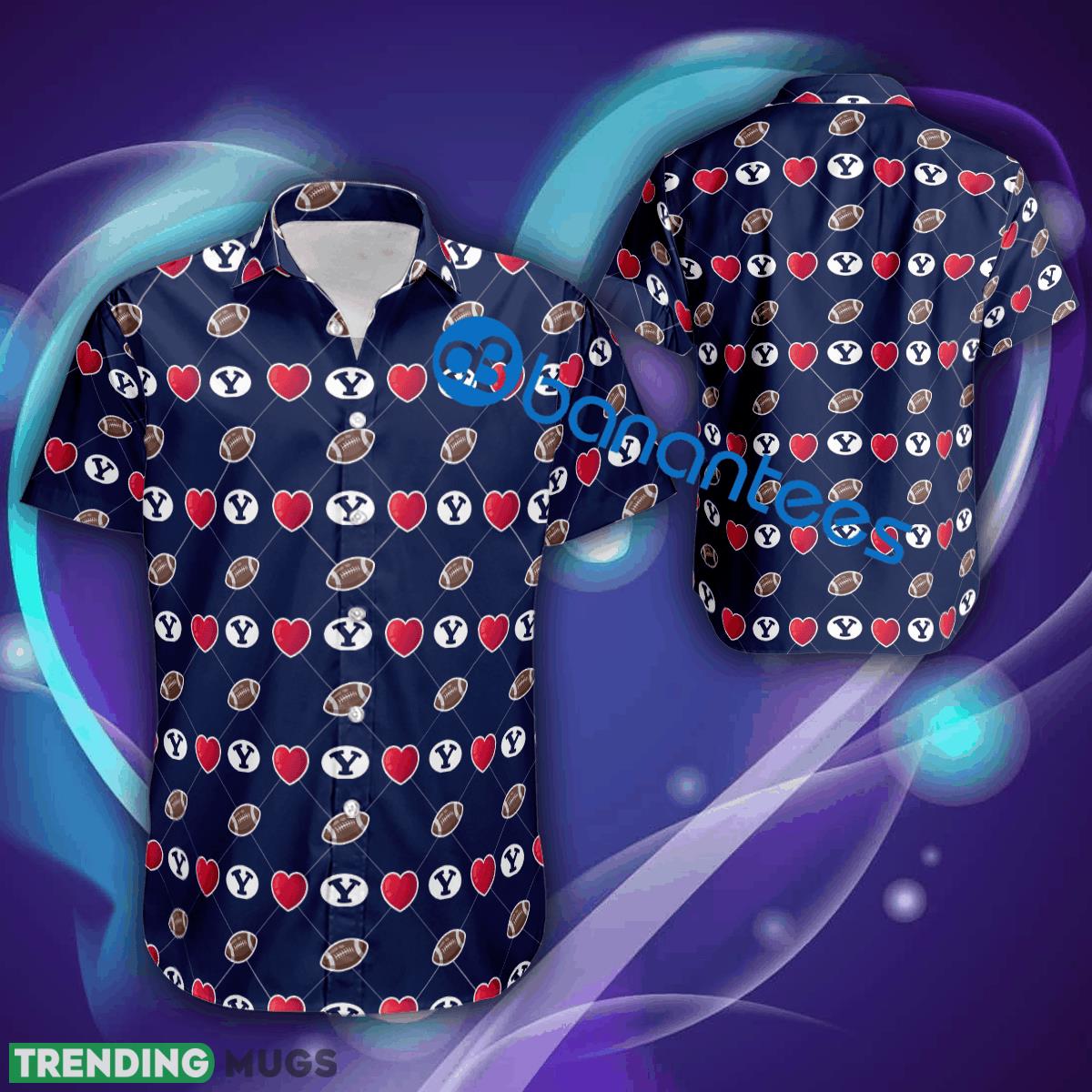 BYU Cougars Logo Heart Pattern Valentines Hawaiian Shirt For Men And Women - BYU Cougars Logo Heart Pattern Valentines Hawaiian Shirt For Men And Women BYU Cougars Logo Heart Pattern Valentines Hawaiian Shirt For Men And Women - BYU Cougars Logo Heart Pattern Valentines Hawaiian Shirt For Men And Women