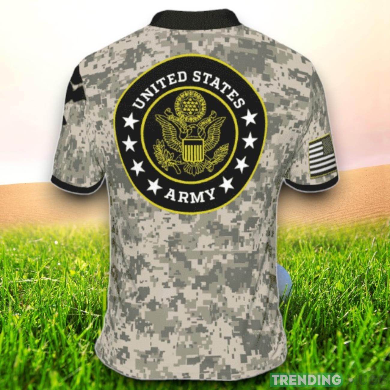 Camo US Army Crack American Flag Polo Shirt Polo Shirt Camo US Army Crack American Flag Polo Shirt Polo Shirt