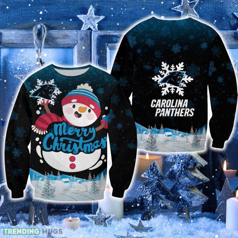 Carolina Panthers Christmas Snowman Pullover Sweater New For Men And Women Gift Holidays - Carolina Panthers Christmas Snowman Pullover Sweater New For Men And Women Gift Holidays Carolina Panthers Christmas Snowman Pullover Sweater New For Men And Women Gift Holidays - Carolina Panthers Christmas Snowman Pullover Sweater New For Men And Women Gift Holidays