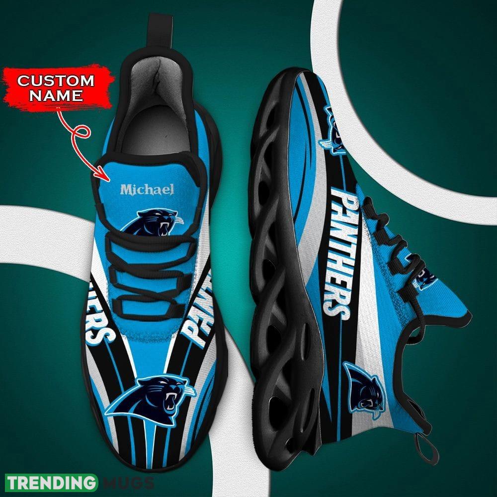 Carolina Panthers New Custom Name Max Soul Shoes Luxury NFL Clunky For Men Women Gift Max Soul Carolina Panthers New Custom Name Max Soul Shoes Luxury NFL Clunky For Men Women Gift Max Soul