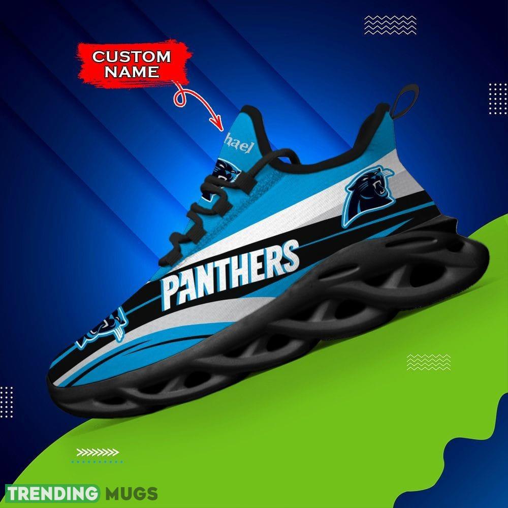 Carolina Panthers New Custom Name Max Soul Shoes Luxury NFL Clunky For Men Women Gift Max Soul Carolina Panthers New Custom Name Max Soul Shoes Luxury NFL Clunky For Men Women Gift Max Soul