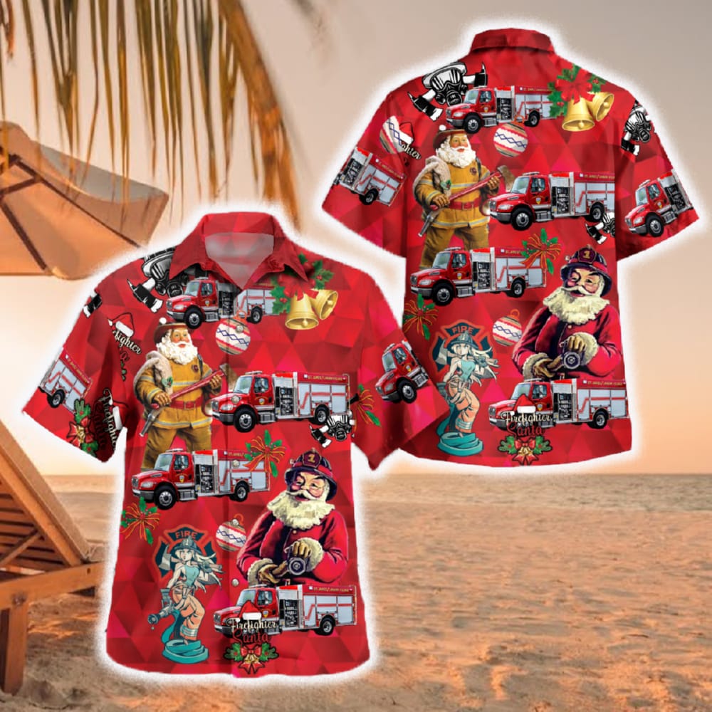 Carrabelle, Florida, St. James-Lanark Volunteer Fire Department Christmas Hawaiian Shirt Men And Women Gift Aloha Beach - 251223-092011 Carrabelle, Florida, St. James-Lanark Volunteer Fire Department Christmas Hawaiian Shirt Men And Women Gift Aloha Beach - 251223-092011