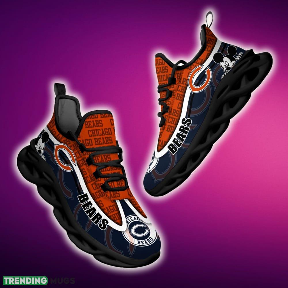 Chicago Bears Black And White Aesthetic Sports Sneakers Ideas For Men And Women Gift Max Soul Shoes - Chicago Bears Black And White Clunky Sneakers For Fans This Season, Custom Sport Shoes_1 Chicago Bears Black And White Aesthetic Sports Sneakers Ideas For Men And Women Gift Max Soul Shoes - Chicago Bears Black And White Clunky Sneakers For Fans This Season, Custom Sport Shoes_1