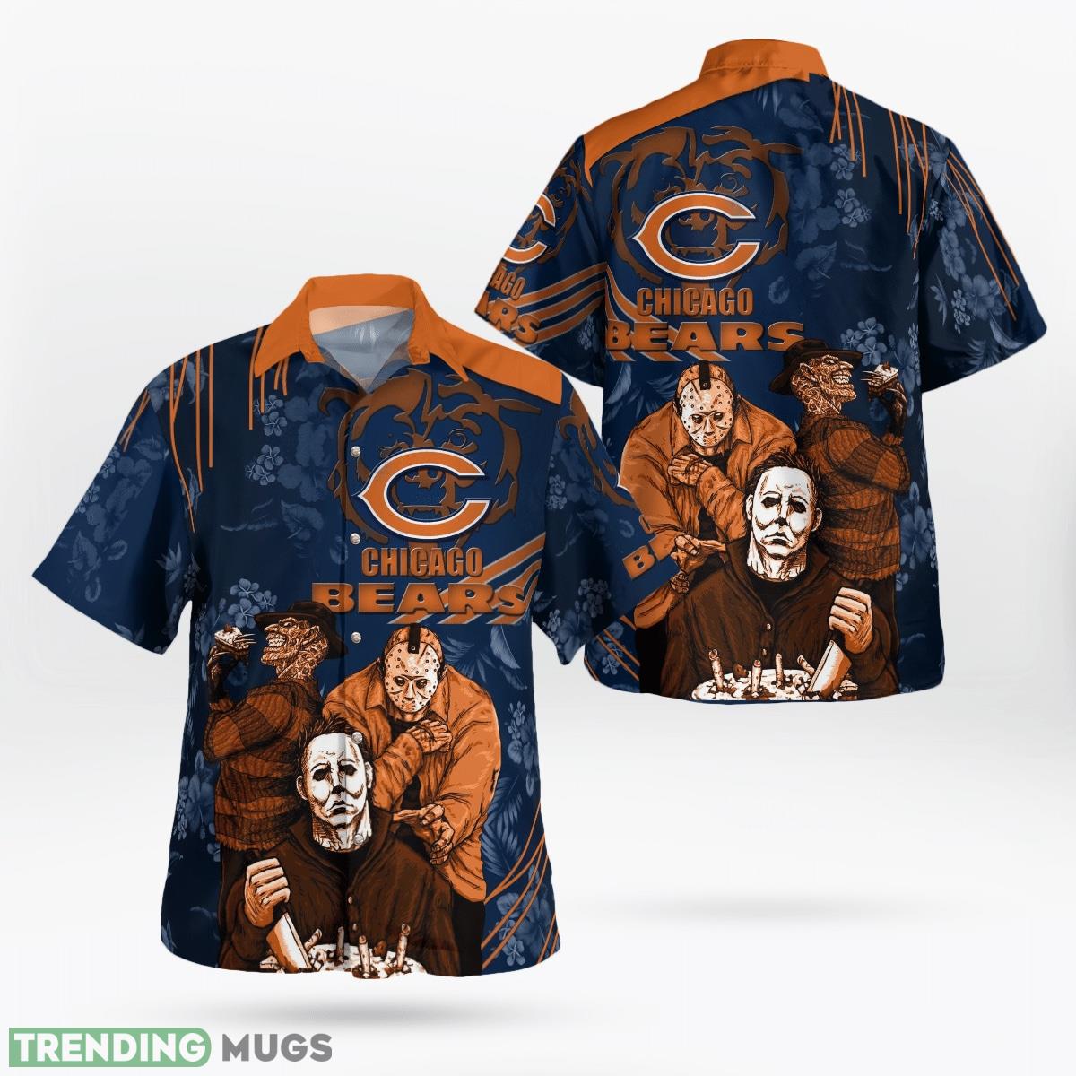 Chicago Bears Halloween Horror Hawaiian Shirt All Over Print Gift Beach - Chicago Bears Halloween Horror Hawaii Shirt_1 Chicago Bears Halloween Horror Hawaiian Shirt All Over Print Gift Beach - Chicago Bears Halloween Horror Hawaii Shirt_1