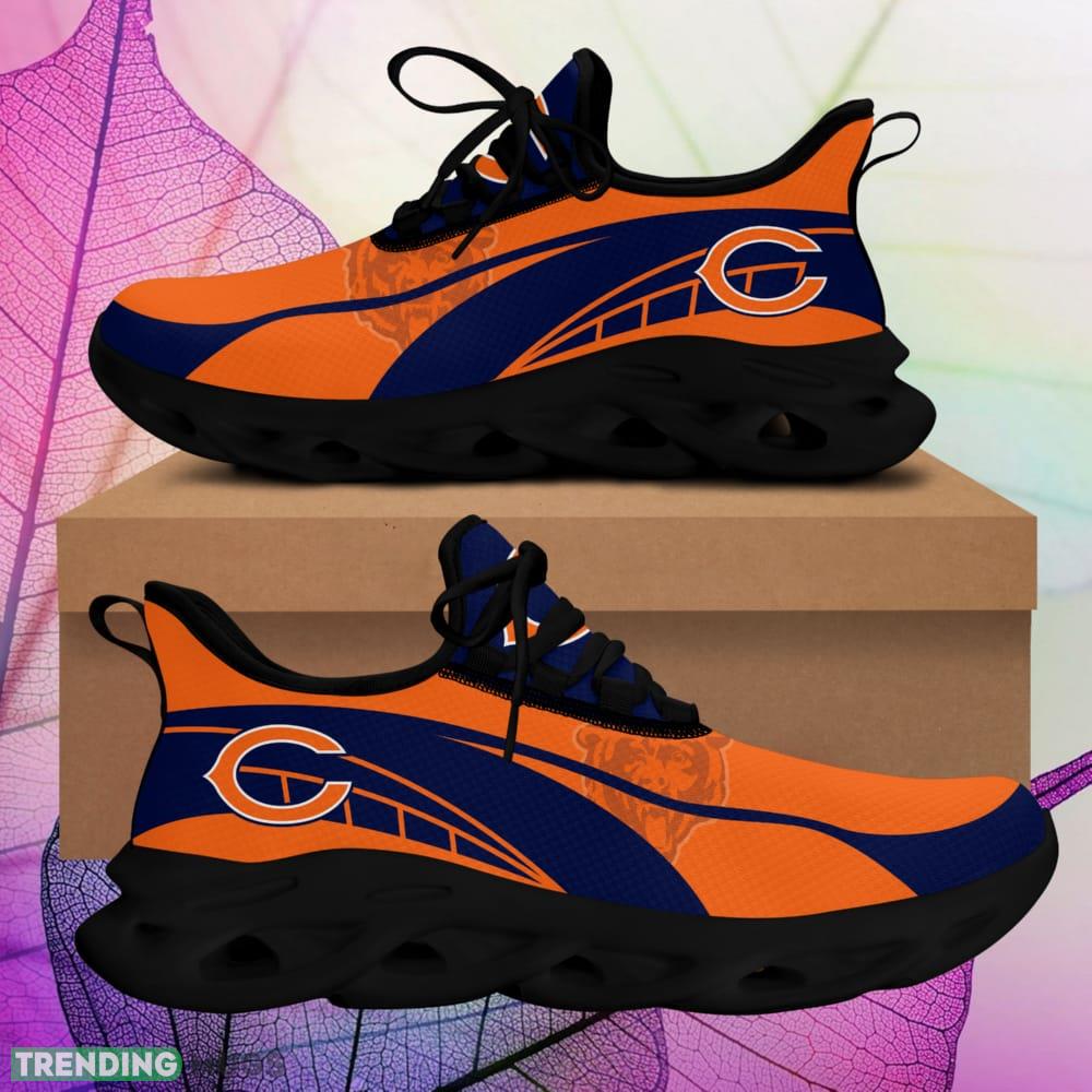 Chicago Bears Sneakers Shoes For Fans Gift Men And Women Max Soul Shoes Trending - Chicago Bears Sneakers Shoes_1 Chicago Bears Sneakers Shoes For Fans Gift Men And Women Max Soul Shoes Trending - Chicago Bears Sneakers Shoes_1