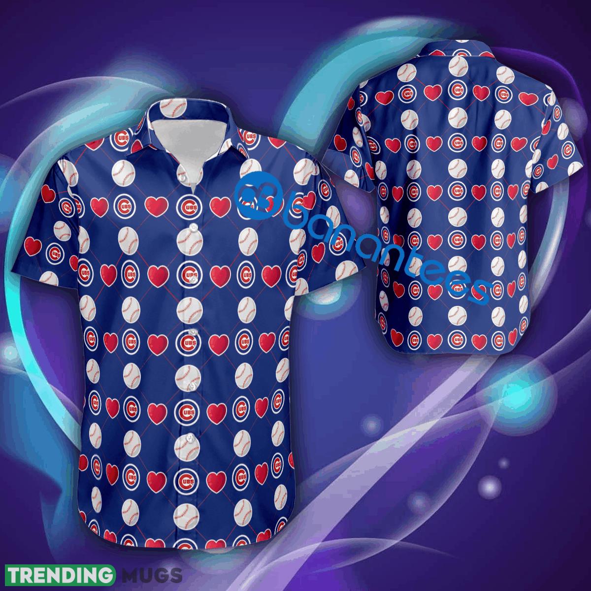 Chicago Cubs Logo Heart Pattern Valentines AOP Hawaiian Shirt For Men And Women - Chicago Cubs Logo Heart Pattern Valentines AOP Hawaiian Shirt For Men And Women Chicago Cubs Logo Heart Pattern Valentines AOP Hawaiian Shirt For Men And Women - Chicago Cubs Logo Heart Pattern Valentines AOP Hawaiian Shirt For Men And Women