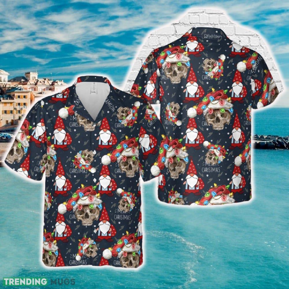 Christmas Skull With Santa Hat Christmas Hawaiian Shirt - Christmas Skull With Santa Hat Christmas Hawaiian Shirt Christmas Skull With Santa Hat Christmas Hawaiian Shirt - Christmas Skull With Santa Hat Christmas Hawaiian Shirt
