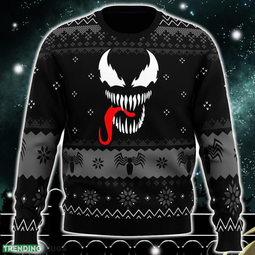 Christmas Venom Marvel Comics Ugly Christmas Sweater Funny Gift Ideas Christmas - Christmas Venom Marvel Comics Ugly Christmas Sweater_1 Christmas Venom Marvel Comics Ugly Christmas Sweater Funny Gift Ideas Christmas - Christmas Venom Marvel Comics Ugly Christmas Sweater_1