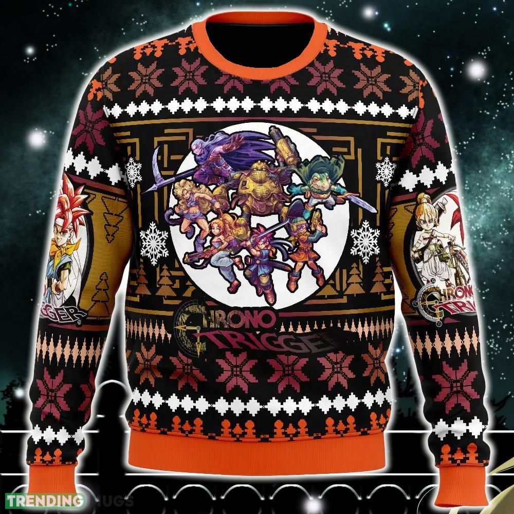 Chrono Heroes Chrono Trigger Ugly Christmas Sweater Funny Gift Ideas Christmas - Chrono Heroes Chrono Trigger Ugly Christmas Sweater_1