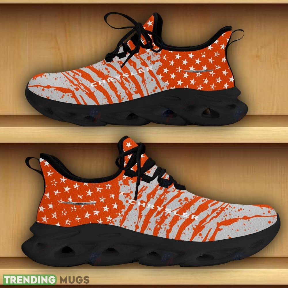Chrysler Car And Motorcycle Racing Running Sneaker Orange Max Soul Shoes Gift For Fans Max Soul Chrysler Car And Motorcycle Racing Running Sneaker Orange Max Soul Shoes Gift For Fans Max Soul