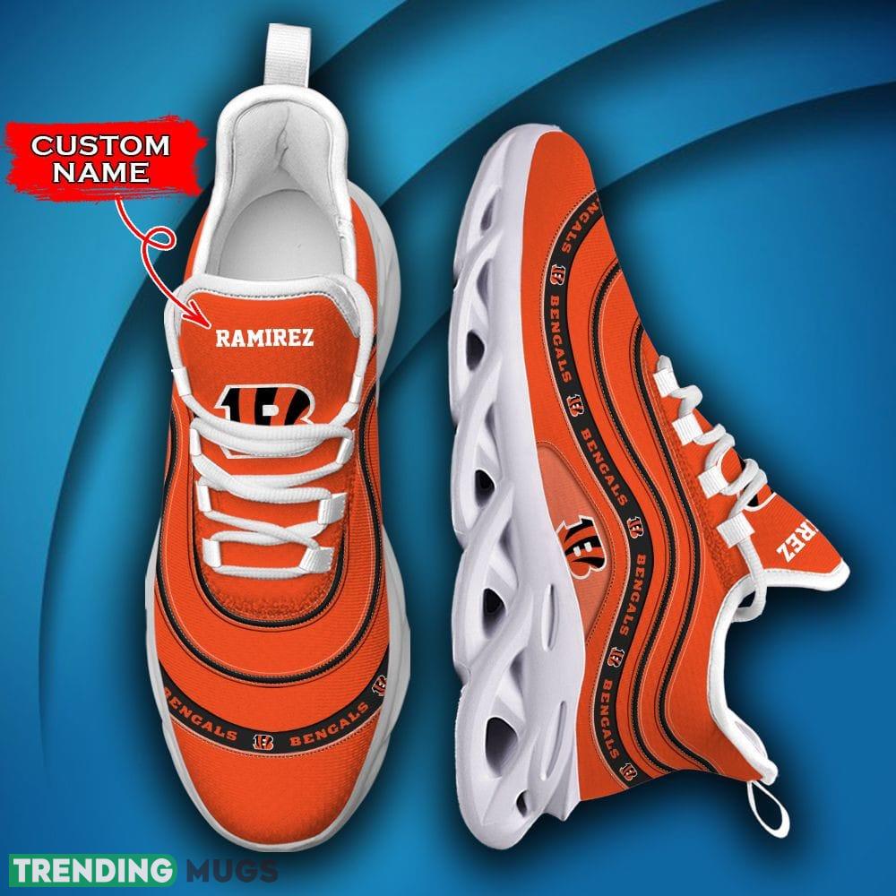 Cincinnati Bengals High Quality Custom Name Max Soul Shoes Luxury NFL Clunky For Men Women Gift Max Soul Cincinnati Bengals High Quality Custom Name Max Soul Shoes Luxury NFL Clunky For Men Women Gift Max Soul
