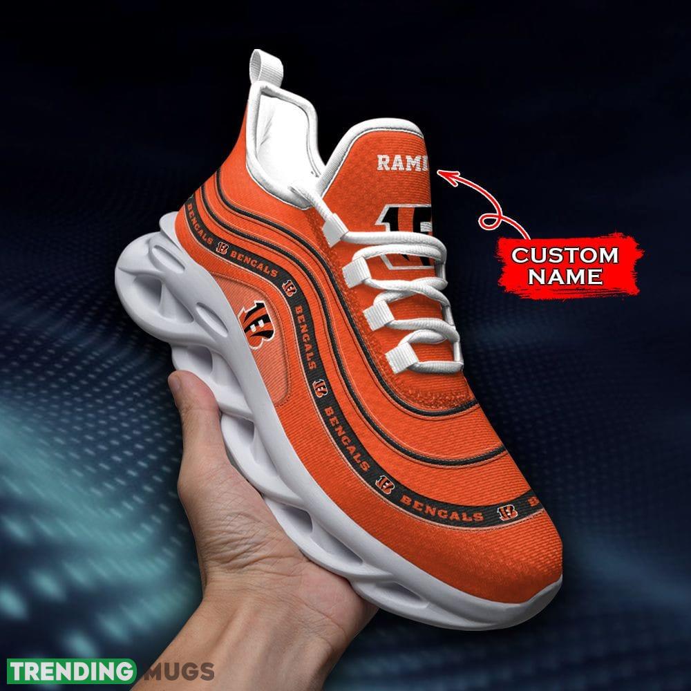 Cincinnati Bengals High Quality Custom Name Max Soul Shoes Luxury NFL Clunky For Men Women Gift Max Soul Cincinnati Bengals High Quality Custom Name Max Soul Shoes Luxury NFL Clunky For Men Women Gift Max Soul
