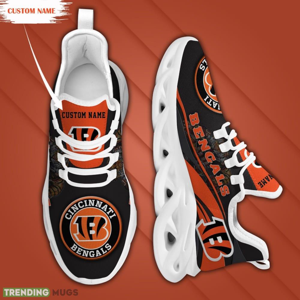 Cincinnati Bengals Mascot Custom Name Max Soul Sneakers For Men Max Soul Cincinnati Bengals Mascot Custom Name Max Soul Sneakers For Men Max Soul