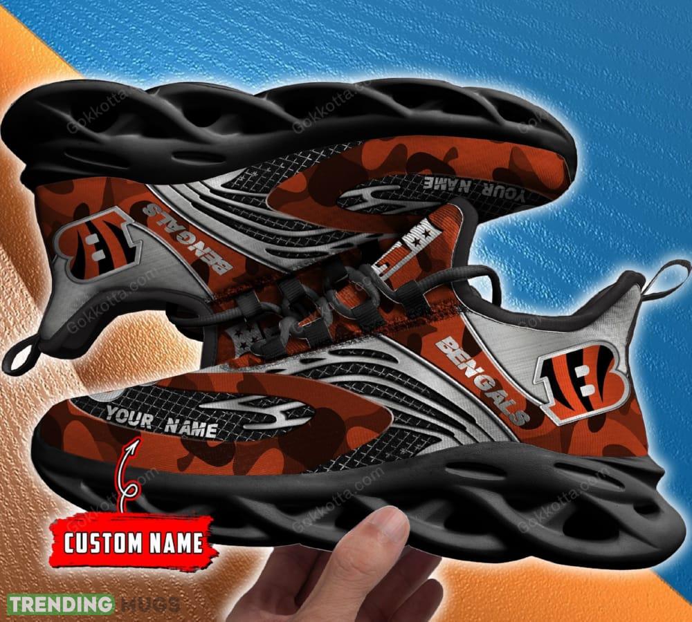 Cincinnati Bengals Max Soul Shoes Iconography Gift For Men And Women Chunky Sneakers Custom Name - Cincinnati Bengals Personalized Max Soul shoes_1 Cincinnati Bengals Max Soul Shoes Iconography Gift For Men And Women Chunky Sneakers Custom Name - Cincinnati Bengals Personalized Max Soul shoes_1