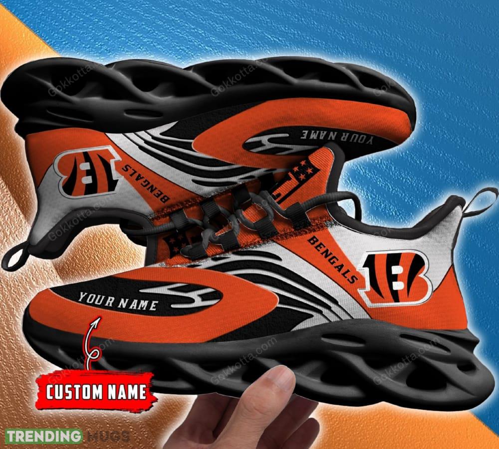 Cincinnati Bengals Max Soul Shoes Symbolic Gift For Men And Women Chunky Sneakers Custom Name Max Soul Cincinnati Bengals Max Soul Shoes Symbolic Gift For Men And Women Chunky Sneakers Custom Name Max Soul