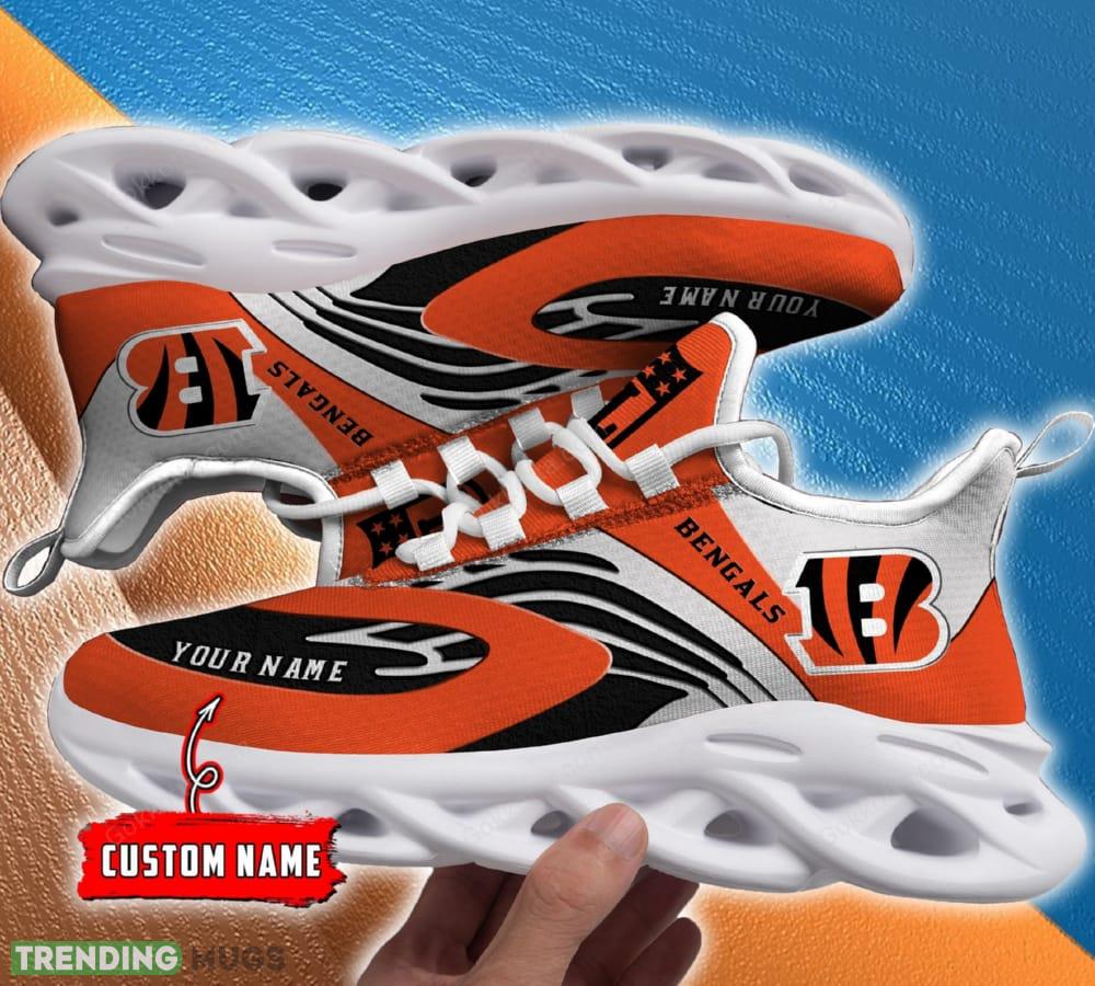 Cincinnati Bengals Max Soul Shoes Symbolic Gift For Men And Women Chunky Sneakers Custom Name - Cincinnati Bengals M5 Personalized Max Soul shoes_1 Cincinnati Bengals Max Soul Shoes Symbolic Gift For Men And Women Chunky Sneakers Custom Name - Cincinnati Bengals M5 Personalized Max Soul shoes_1