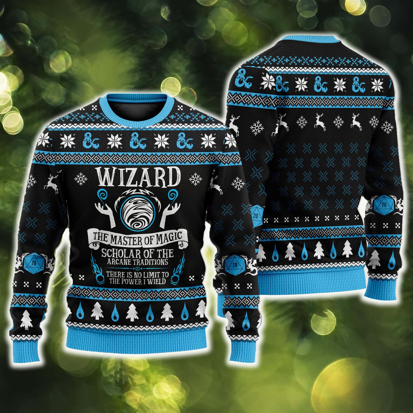Classes Wizard Ugly Christmas 3D Sweater Magical Wizard The Master Of Magic Scholar Wool Sweater Wizard Crewneck Sweater - 031223-090031 Classes Wizard Ugly Christmas 3D Sweater Magical Wizard The Master Of Magic Scholar Wool Sweater Wizard Crewneck Sweater - 031223-090031