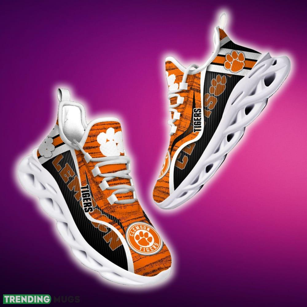 Clemson Tigers Max Soul Shoes NCAA Teams For Fans Sports Shoes New Men And Women Max Soul Clemson Tigers Max Soul Shoes NCAA Teams For Fans Sports Shoes New Men And Women Max Soul
