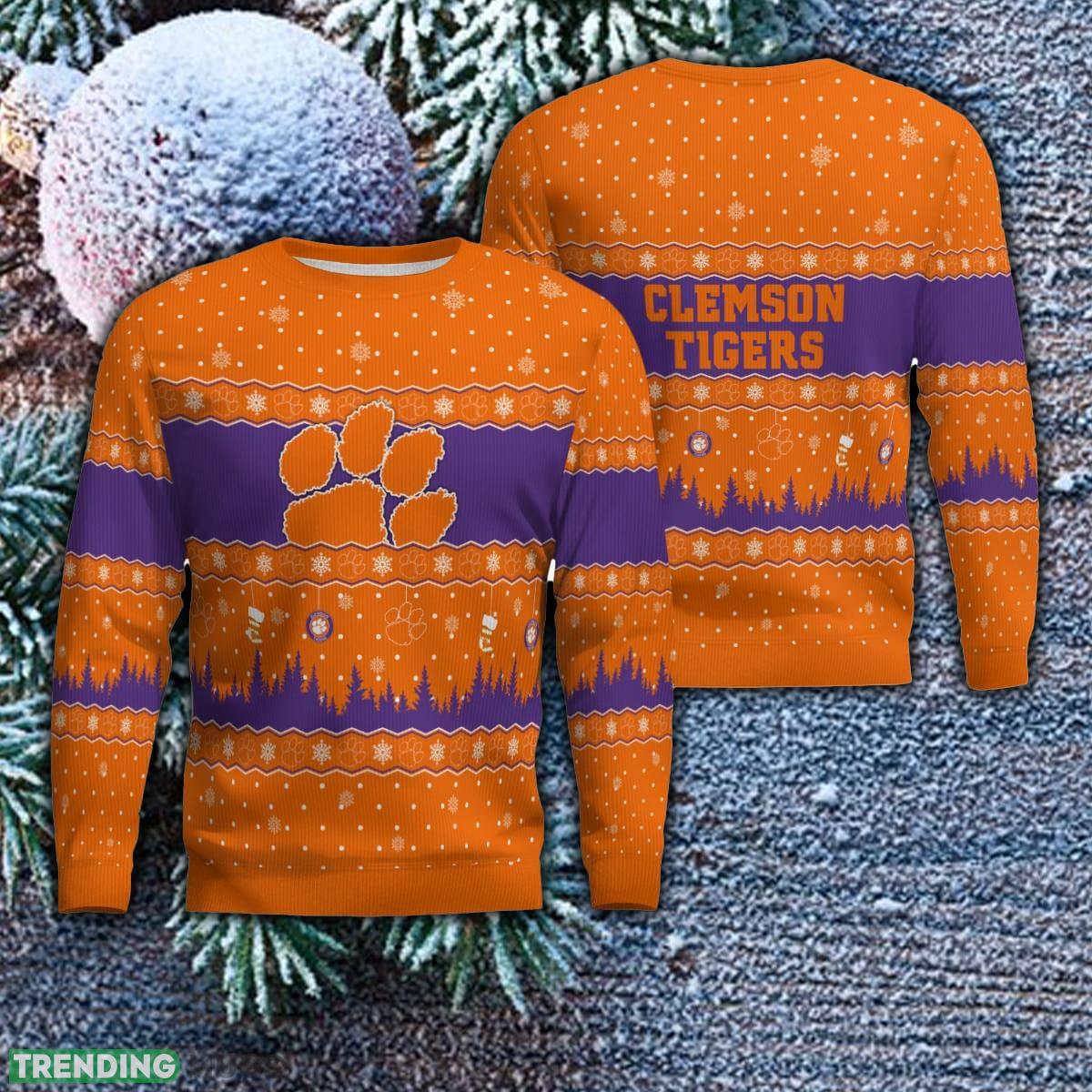 Clemson Tigers Ugly Christmas Sweaters 2023 Gift For Fans - Clemson Tigers Ugly Christmas Sweaters 2023 Gift For Fans Clemson Tigers Ugly Christmas Sweaters 2023 Gift For Fans - Clemson Tigers Ugly Christmas Sweaters 2023 Gift For Fans