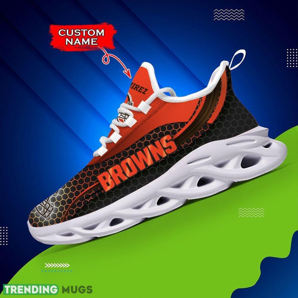 Cleveland Browns Authentic Custom Name Max Soul Shoes Luxury NFL Clunky For Men Women Gift Max Soul Cleveland Browns Authentic Custom Name Max Soul Shoes Luxury NFL Clunky For Men Women Gift Max Soul