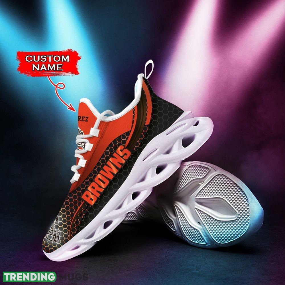 Cleveland Browns Authentic Custom Name Max Soul Shoes Luxury NFL Clunky For Men Women Gift Max Soul Cleveland Browns Authentic Custom Name Max Soul Shoes Luxury NFL Clunky For Men Women Gift Max Soul