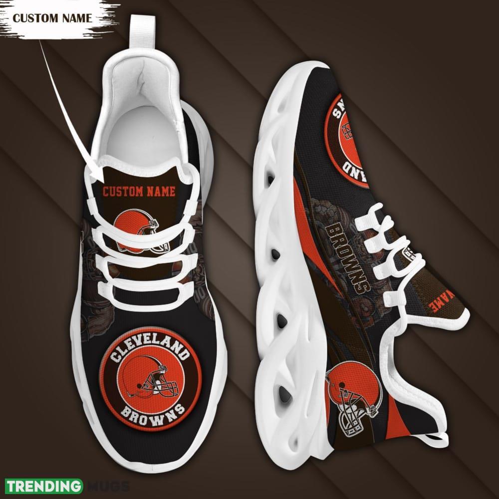 Cleveland Browns Mascot Custom Name Max Soul Sneakers For Men Max Soul Cleveland Browns Mascot Custom Name Max Soul Sneakers For Men Max Soul