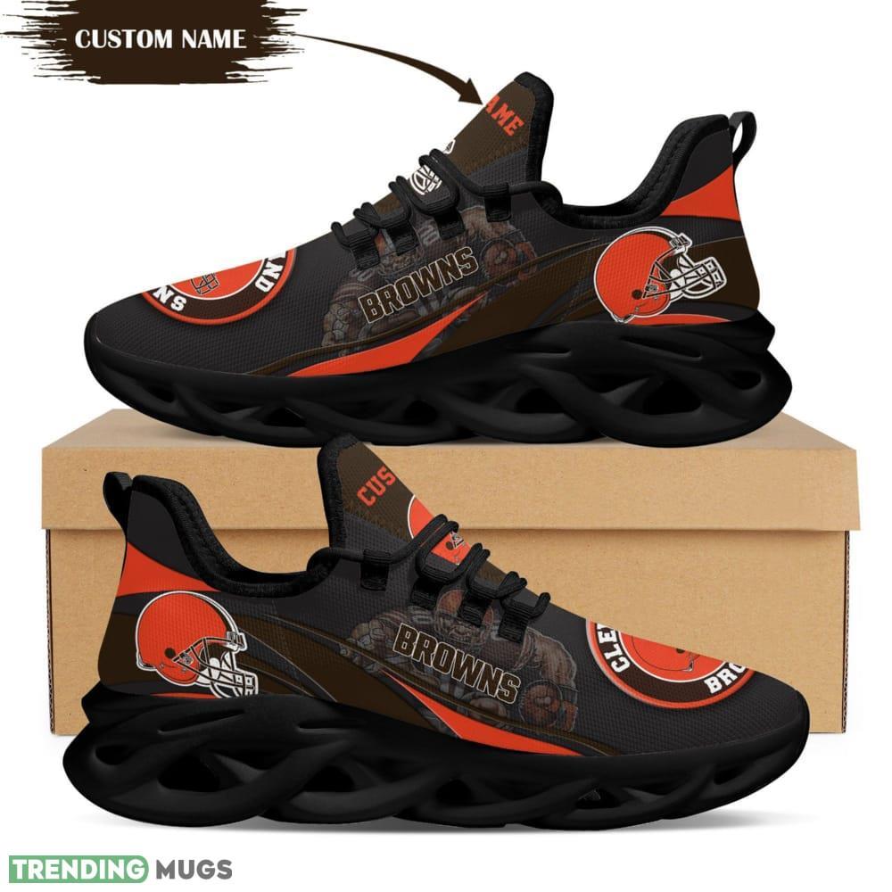 Cleveland Browns Mascot Custom Name Max Soul Sneakers For Men Max Soul Cleveland Browns Mascot Custom Name Max Soul Sneakers For Men Max Soul