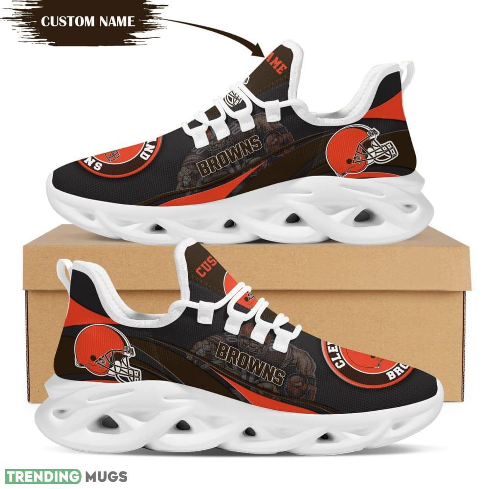 Cleveland Browns Mascot Custom Name Max Soul Sneakers For Men - Cleveland Browns Mascot Max Soul Sneakers Running Sports Shoes_1 Cleveland Browns Mascot Custom Name Max Soul Sneakers For Men - Cleveland Browns Mascot Max Soul Sneakers Running Sports Shoes_1