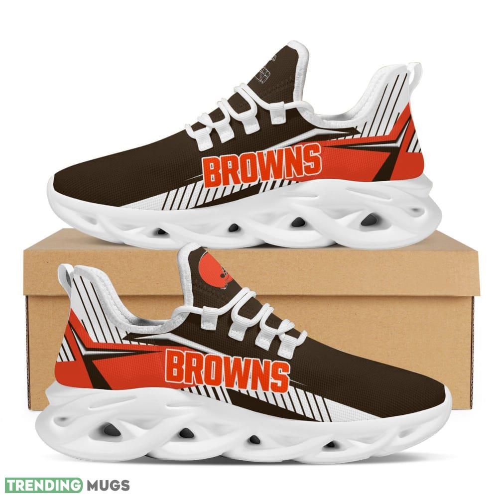 Cleveland Browns Max Soul Shoes Aesthetic Men And Women Running Shoes - Cleveland Browns Max Soul Shoes American Football Running Sports Sneakers Shoes Men Women_1 Cleveland Browns Max Soul Shoes Aesthetic Men And Women Running Shoes - Cleveland Browns Max Soul Shoes American Football Running Sports Sneakers Shoes Men Women_1