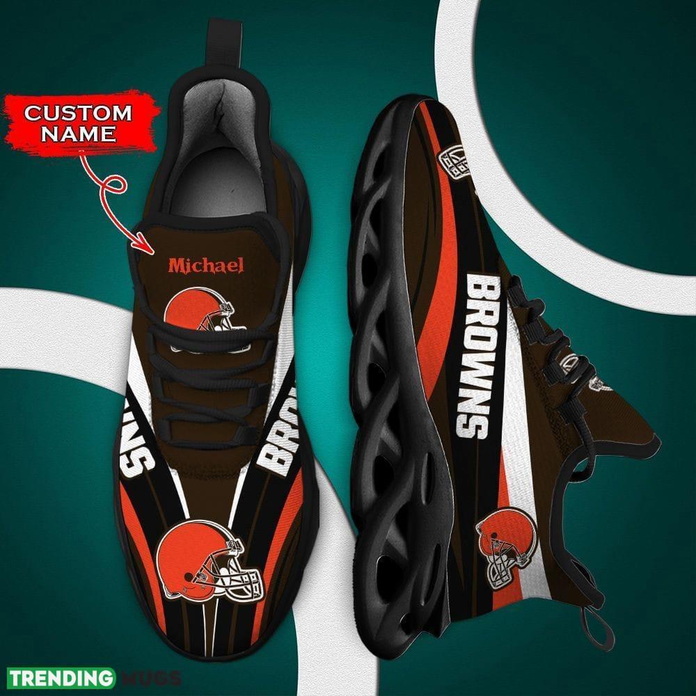 Cleveland Browns Max Soul Shoes Luxury Custom Name Max Soul Cleveland Browns Max Soul Shoes Luxury Custom Name Max Soul