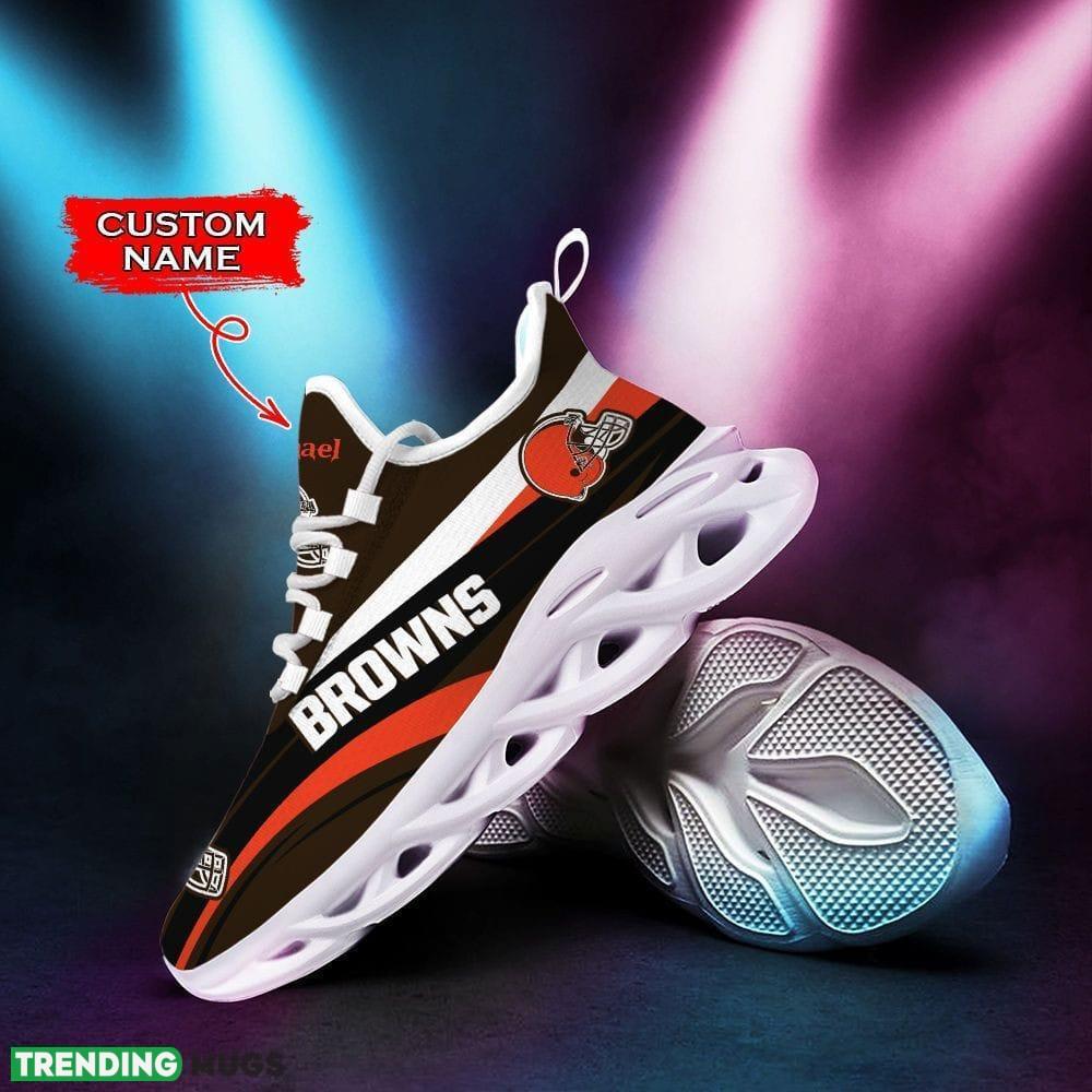 Cleveland Browns Max Soul Shoes Luxury Custom Name Max Soul Cleveland Browns Max Soul Shoes Luxury Custom Name Max Soul
