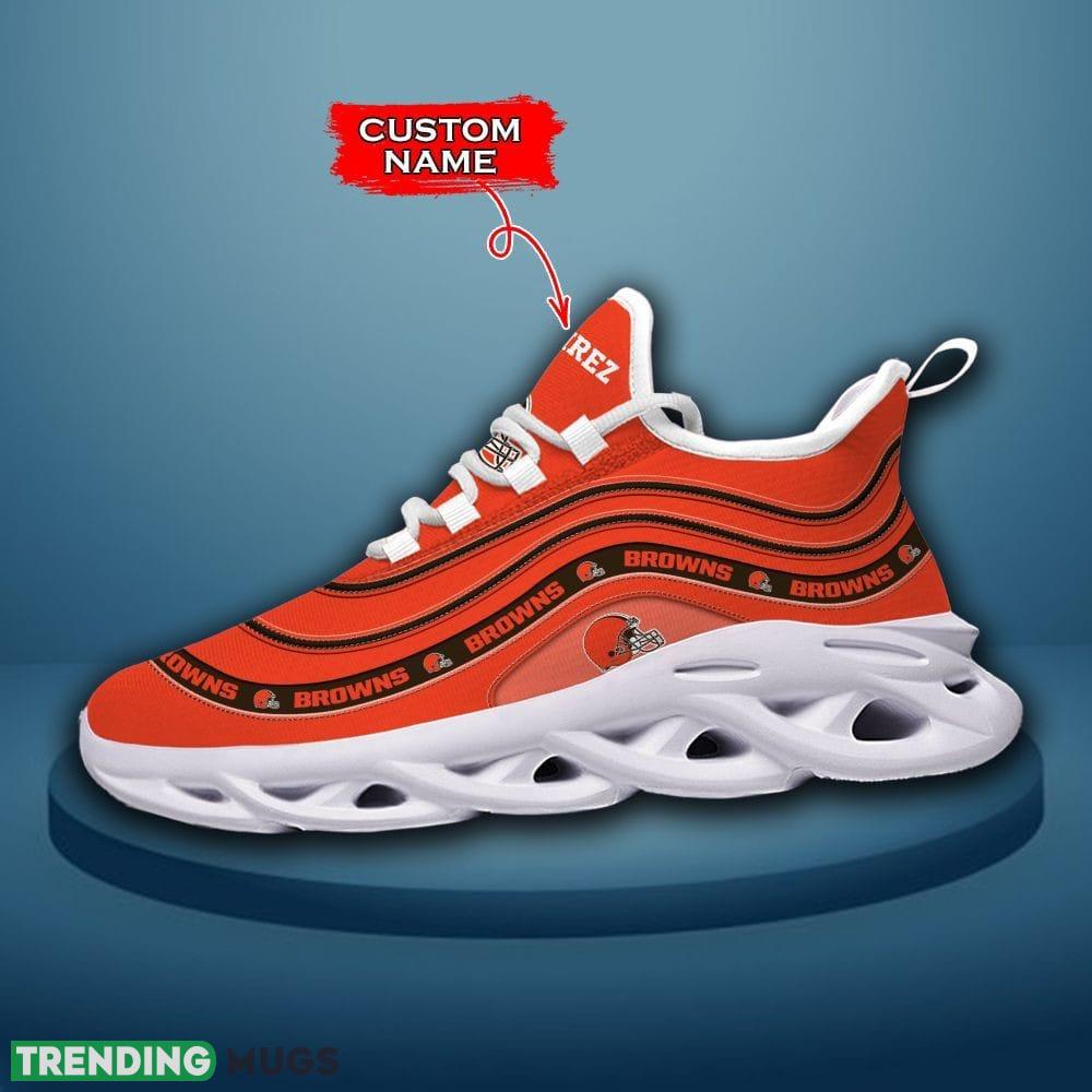 Cleveland Browns Modern Custom Name Max Soul Shoes Luxury NFL Clunky For Men Women Gift - Cleveland Browns Max Soul Shoes Luxury NFL_1 Cleveland Browns Modern Custom Name Max Soul Shoes Luxury NFL Clunky For Men Women Gift - Cleveland Browns Max Soul Shoes Luxury NFL_1