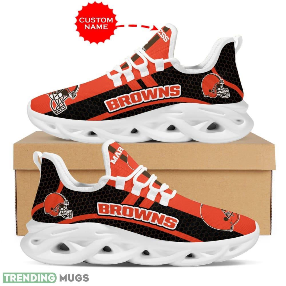 Cleveland Browns Traditional Custom Name Max Soul Shoes Luxury NFL Clunky For Men Women Gift Max Soul Cleveland Browns Traditional Custom Name Max Soul Shoes Luxury NFL Clunky For Men Women Gift Max Soul