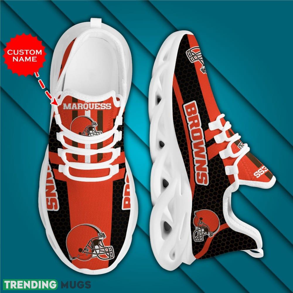 Cleveland Browns Traditional Custom Name Max Soul Shoes Luxury NFL Clunky For Men Women Gift Max Soul Cleveland Browns Traditional Custom Name Max Soul Shoes Luxury NFL Clunky For Men Women Gift Max Soul
