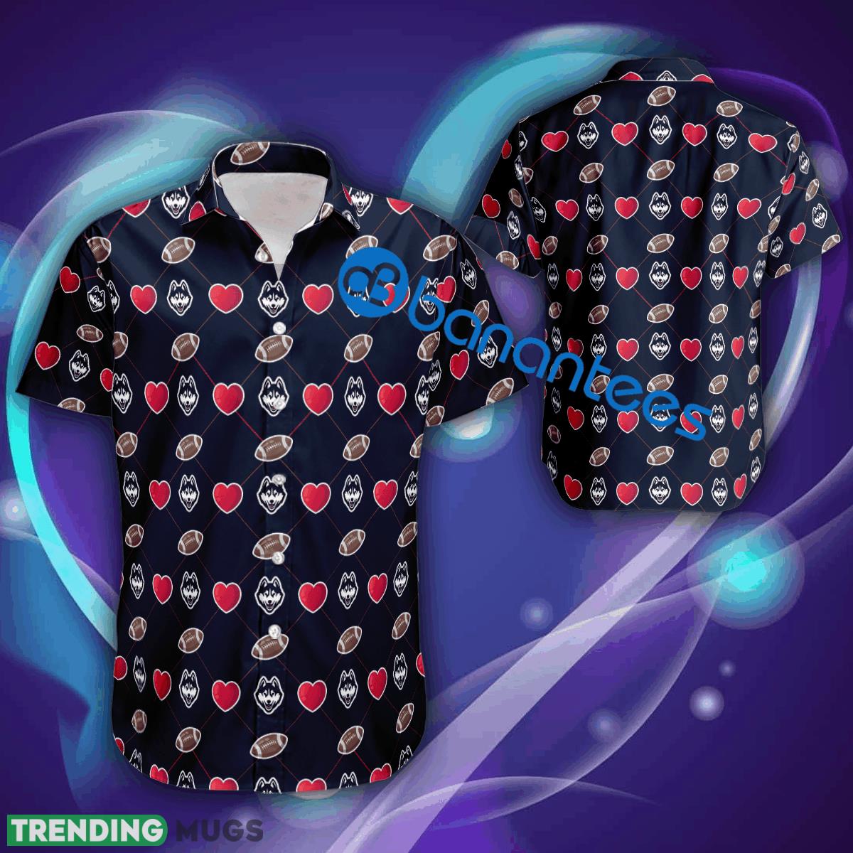 Connecticut Huskies Logo Heart Pattern Valentines Hawaiian Shirt All Over Print For Men And Women - Connecticut Huskies Logo Heart Pattern Valentines Hawaiian Shirt All Over Print For Men And Women Connecticut Huskies Logo Heart Pattern Valentines Hawaiian Shirt All Over Print For Men And Women - Connecticut Huskies Logo Heart Pattern Valentines Hawaiian Shirt All Over Print For Men And Women