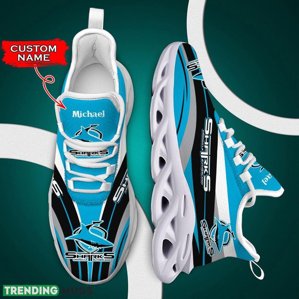 Cronulla Sutherland Sharks Vibrant Best Custom Name Max Soul Shoes Luxury NRL Clunky For Men Women Gift For Fans - Cronulla-Sutherland Sharks Max Soul Shoes Luxury NRL_1 Cronulla Sutherland Sharks Vibrant Best Custom Name Max Soul Shoes Luxury NRL Clunky For Men Women Gift For Fans - Cronulla-Sutherland Sharks Max Soul Shoes Luxury NRL_1