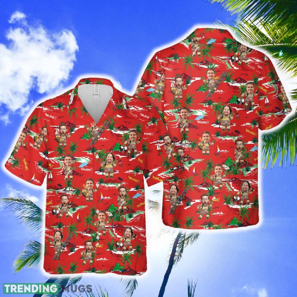 Custom Firefighter With Face Hawaiian Shirt Men And Women Gift Floral Beach - Custom Firefighter With Face Hawaiian Shirt Men And Women Gift Floral Beach Custom Firefighter With Face Hawaiian Shirt Men And Women Gift Floral Beach - Custom Firefighter With Face Hawaiian Shirt Men And Women Gift Floral Beach