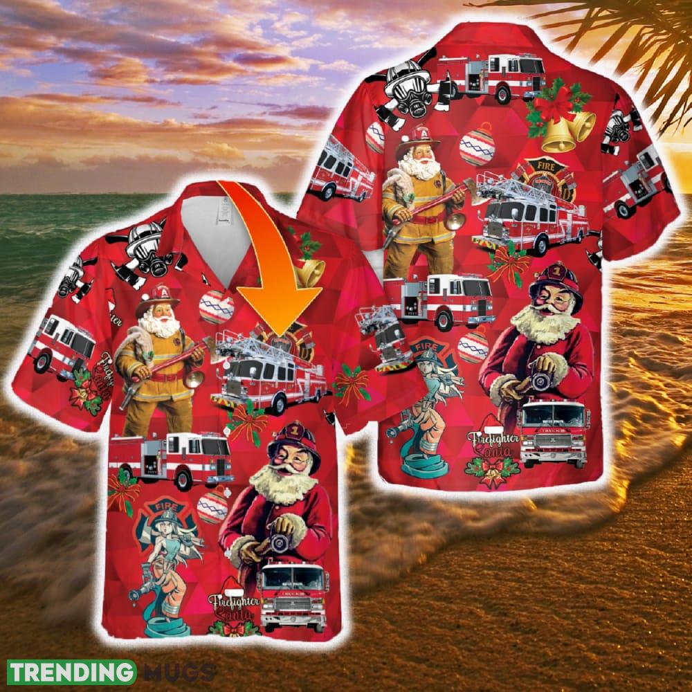 Custom Image Firefighter Fire Truck Christmas Hawaiian Shirt Men And Women Gift Floral Beach - Custom Image Firefighter Fire Truck Christmas Hawaiian Shirt Men And Women Gift Floral Beach Custom Image Firefighter Fire Truck Christmas Hawaiian Shirt Men And Women Gift Floral Beach - Custom Image Firefighter Fire Truck Christmas Hawaiian Shirt Men And Women Gift Floral Beach