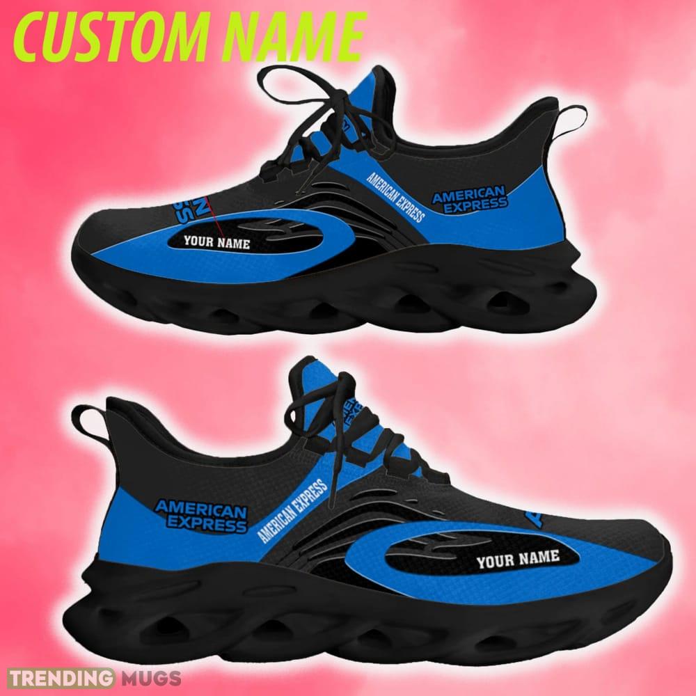 Custom Name american express Sports Running Shoes New Design For Fans Gift Max Soul Sneakers - american express Max Soul Shoes_1