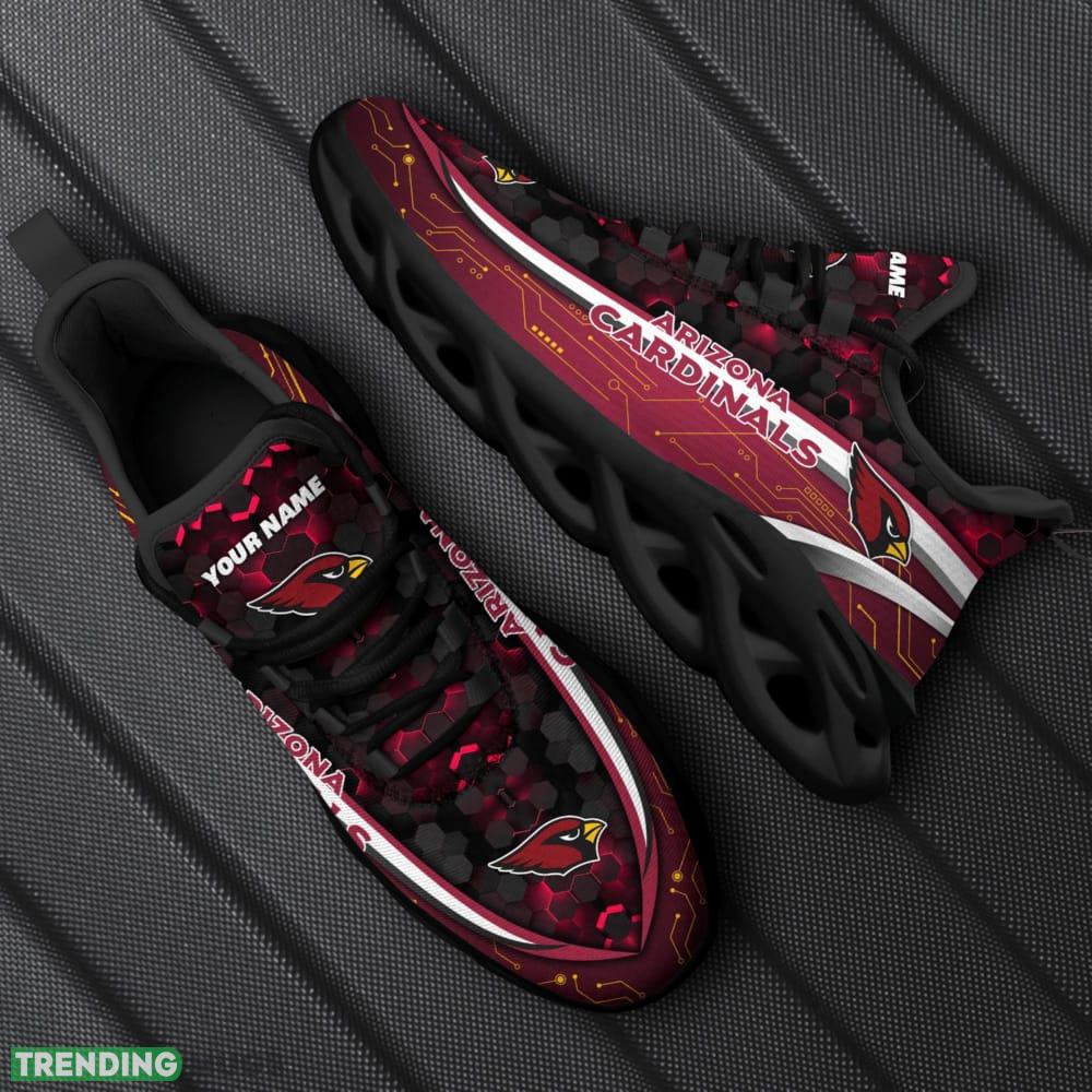 Custom Name Arizona Cardinals NFL Football Team Sports Running Shoes New Design For Fans Gift Max Soul Sneakers Max Soul Custom Name Arizona Cardinals NFL Football Team Sports Running Shoes New Design For Fans Gift Max Soul Sneakers Max Soul
