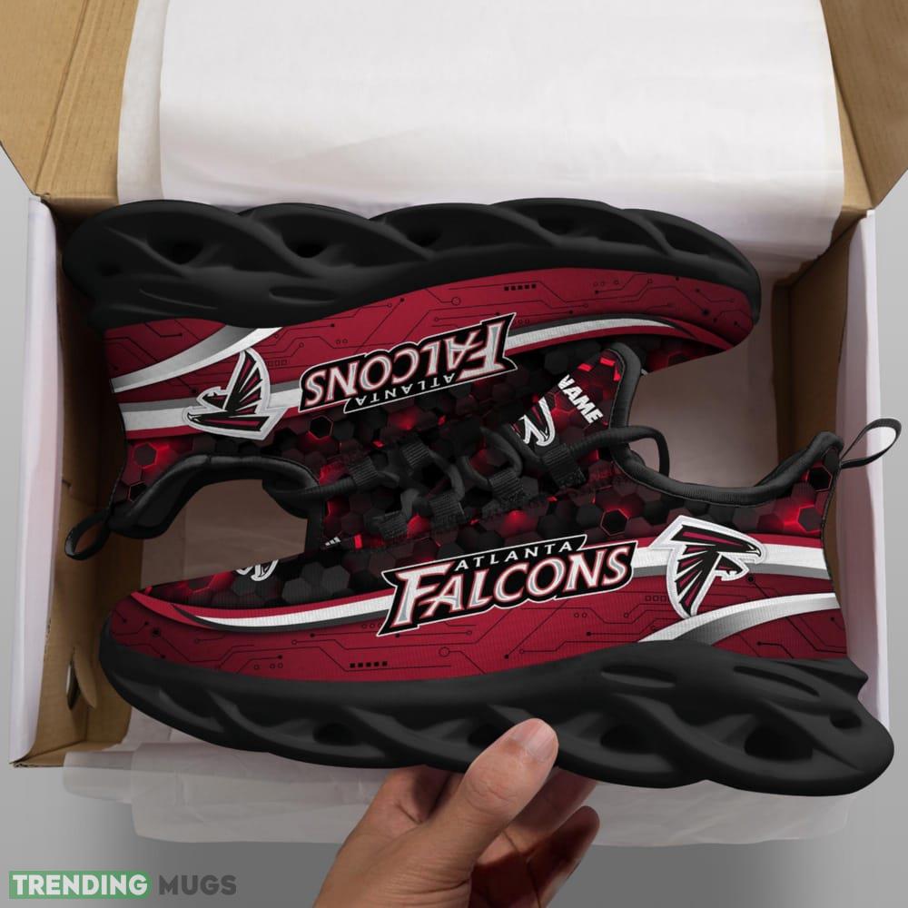 Custom Name Atlanta Falcons NFL Football Team Sports Running Shoes New Design For Fans Gift Max Soul Sneakers Max Soul Custom Name Atlanta Falcons NFL Football Team Sports Running Shoes New Design For Fans Gift Max Soul Sneakers Max Soul